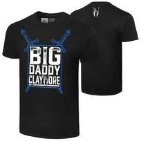 WWE Men's Black T-Shirt Drew Mcintyre Big Daddy Graphic Top Summer New Cotton Short Sleeve Top L black