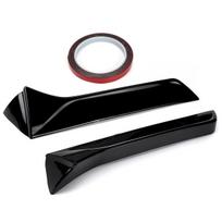 Automobilio lango apdailos spoileris, skirtas Seat Leon 5F FR Mk3 MK3.5 5 durų galinio stogo sparno šoninio krašto uodegos atvartas galinis bagažinės lango aptakas black