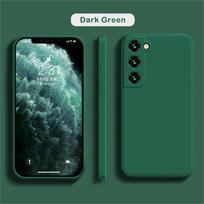 Liquid Silicone Phone Case For Samsung Galaxy S25 S24 S23 S22 Ultra S21FE S20FE A32 A52 A51 A71 Shockproof Quadrate Cover Coque For Galaxy A52 tamsiai violetine spalva