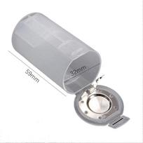 1PC AA To D Size Battery Case Switcher Convenient Converter Adapter Holder Transfer From 5th To 1st Parallel Battery Storage Box gray