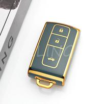 For Toyota Prius 2004 - 2009 Corolla Verso Camry 3 Button New Tpu Car Smart Key Case Cover Shell Protector Accessories black