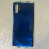 For Samsung Galaxy Note 10 Plus N970F N975F Battery Back Cover Note10 Rear  Glass Panel Housing Case dhesive Replace Note10 Plus Aurora gray