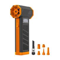 Blower Air Sprayer for Fluid Art Featuring Multi Nozzle Design Adjustment Airflows Cordless Operation for Most Techniques oranžinė