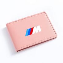 Automobilio vairuotojo pažymėjimo dėklas, dokumentų laikiklis, skirtas BMW M Performance E46 E90 E60 F10 F30 E39 E36 F20 E87 G30 E92 E91 X5 juoda