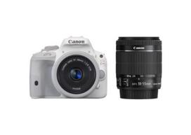 Canon EOS Kiss X7 (White) Digital SLR Camera, Double Lens Kit with EF 40mm F2.8 STM (White) and EF-S 18-55mm F3.5-5.6 IS STM, KISSX7WH-WLK balta