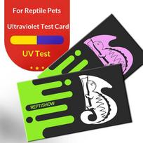 Uvb Test Cards Reptiles Uvb Lamp Uv Test Card Life Effective Tests Measurement Analysis Reusable Tools Uv Light Meter Detection green