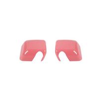 TESIN ABS Car Rear View Rearview Mirror Shell Decoration Cover Stickers for Jeep Wrangler JK 2007-2017 Car Exterior oranžinė
