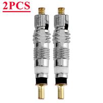2-20PCS Valve Core Presta To Schrader French Air Pump Bicycle Bike Valve and Removal Tool Bicycle Accessories Valve Core 2PCS gray