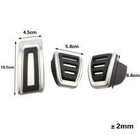 Car Pedals Foot Fuel Brake Clutch Cover for Volkswagen VW Polo A05 Golf A7 for Skoda Rapid Octavia 5E 5F A7 Parts MT 3 Pieces black