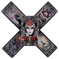 XIII Tarot Cards A 78 Deck Oracle English Visions Divination Edition Borad Playing Games gray