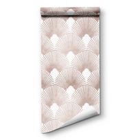 Peel And Stick Wallpaper Damasks Trellis Fan Self-Adhesive Prepasted Wallpaper Furniture Stickers Home Decortive 45x200cm black