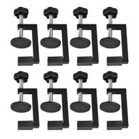 8x C Clamps With Smooth Surfaces Finish Suitable For Secure Fastening In Various Applications Home Improvement Crafting 1 gray