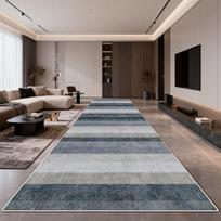 Abstract Light Luxury Runner Carpets Easy Clean Doorway Decor Floor Mat Room Aesthetic Decoration Non-slip Hallway Rug Washable 50x120cm gray