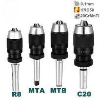 MT2 MT3 MT4 MT5 R8 C10 C12 C16 C20 B10 B12 B16 B18 B22 Morse gręžimo griebtuvas tekinimo staklėms CNC gręžimo staklėms savisriegis gręžimo griebtuvas (as the picture,MTA1-B10 (0.5-6mm))