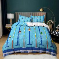 Sports Duvet Cover Set Tennis Sports Game Themed Twin Bedding Set Queen Size For Boys Microfiber Double Tennis Comforter Cover EU single(135x200cm) white