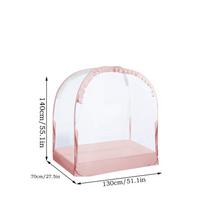 Mosquito Net to Keep Baby in Crib Pop-Up Tent to Keep Baby from Climbing out Breathable Mesh Bed Protection for Kids Nursery balta