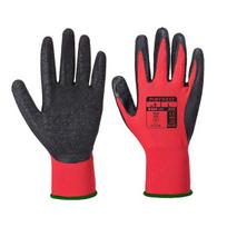 Portwest Flex Grip lateksinės pirštinės, spalva: raudona/juoda, dydis: Xl Reg