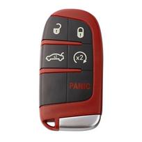 Pakeisti automobilio rakto pultelio dėklą korpusą Dodge Dart Ram 1500 Dart Challenger Charger Chrysler 300 Jeep raktų be atrakinimo 5 mygtukams Red black