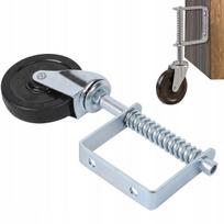 Vartų ratukas su amortizatoriumi 100mm 60kg, tvirtas