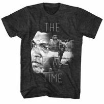 Muhammad Ali The GOAT Black Heather Adult T-Shirt M gray