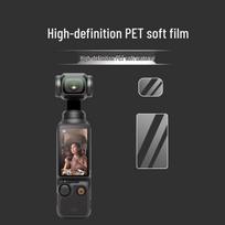 Compatible with DJI Pocket 4 Tempered Film, DJI Pocket 3 Hydrogel Film, and DJI Action Camera Film For DJI Pocket 2 Screen + Lens Film