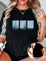 Van Gogh Meme Van Goghing Van Gone T-shirt L gray