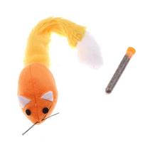 False Long Tail Mouse Cat Catnip Toys Pet Playing Toys mėlyna