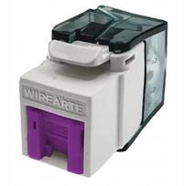 Wirearte Keystone modulis su dangteliu Led Rj45 Utp 6a neekranuotas, be įrankių