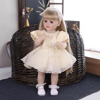 55cm Reborn mergaitės lėlė, pilnas silikonas, vinilas, naujagimio lėlės, realistiškas princesės modelis, vaikams, ankstyvojo ugdymo žaidimų draugas, žaislas, Kalėdinė dovana 22 inch about 55cm gray