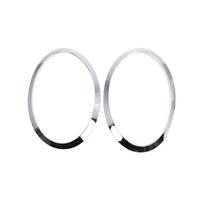 Priekinio žibinto apdailos žiedas 2 vnt. Pakeitimas BMW MINI COOPER F55/F56/F57 2014-2021 OEM 51137300631, 51137300632, 51712355791, 51712355798 white