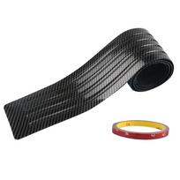 90/104cm Apsauginė juosta Bamperis Antivibracinė guminė juosta Automobiliui Anglies pluošto bagažinės kilimėlis Galinių durelių apdailos juosta Galinė 90cm gray