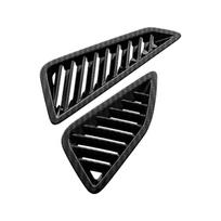 Car Accessories For Toyota Corolla Cross XG10  2022 2023 Hybrid ABS Dashboard Air Conditioning Vent Outlet Trim Cover Carbon Fiber black