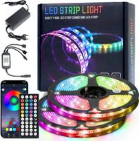 Jobfun Led juosta 10 m Bluetooth Led juosta Rgb spalvų keitimas Vandeniui atsparios Led lemputės valdomos per programėlę Muzikos režimas Led juosta spintelių dekoravimui vakarėliams namų miegamajam Pritemdoma