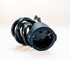 3m 3 x 1.5mm 3680w Max juodas žarnos kabelis