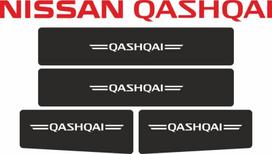 Apsauginės plėvelės Nissan Qashqai slenksčiams Carbon