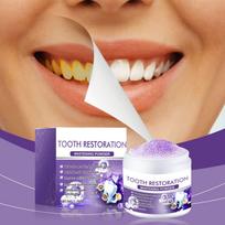 Purple Tooth Powder Cleans Tooth Stains Cleaning Care Fresh And Gentle Ingredients Care For Teeth One Size beige