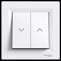 Schneider Electric Blinds eph1300121 mygtukinis jungiklis, baltas
