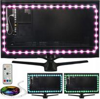 Luminoodle led rgb juosta televizoriui 5m 60-80" 152-207cm su nuotoliniu pulteliu