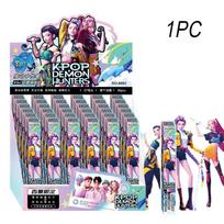 1/3/6/12 vnt. KPop Demonų Medžiotojai Juodas Rašiklis Studentams Rašymui Piešimui Gelinis Rašiklis Anime Figūrėlė Kanceliarinės Prekės Mokymosi Reikmenys Dovana 0.5mm black