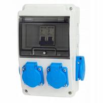 Lauko elektros skydelis Ip44 su 4 lizdais 230v