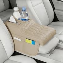 Portable Armrest Pad Multifunctional Elbow Support Pad Center Console Armrest Cushion  Universal smėlis