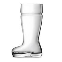 Didelės talpos alaus bokalas skaidraus dizaino juokingos bato formos lengvai valomas galima plauti indaplovėje alaus taurė vakarėlio dekoracija 1300ML white