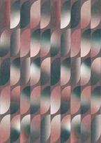 Rasch tapetai 364095 - fototapetai ant neaustinės medžiagos su grafinėmis formomis rožinės ir mėlynos spalvos iš kolekcijos Magicwalls - 3,00 m x 2,12 m (i x P)