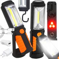 Tizo led dirbtuvių lempa galingas žibintuvėlis magnetas kabliukas cob akumuliatorius usb