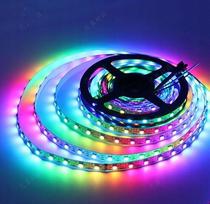 Adresuojama Led juosta Ws2812b 60 Led/m, juoda, Ip20, 1m