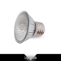 Full Spectrum UVB/UVA Ceramic Heating and Basking Lamp for Reptiles Single Bulb white