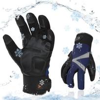 Vgo... 1 pora žieminių mechaniko pirštinių, saugos darbo pirštinės šaldymo sandėliams ar šaldikliams, neperšlampamos, su jutikliniu ekranu, su 3m Thinsulate pamušalu, -20℃/-4°f (sl8777fw)