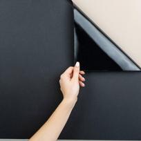 Marapon® lipni plėvelė baldams, juoda, 90 x 200 cm – baldų plėvelė – vienspalvė lipni plėvelė, matinė, virtuvei, svetainei, vaikų kambariui ir visiems lygiems paviršiams – be minkštiklių