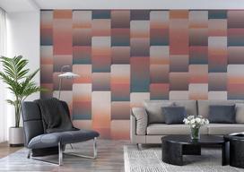 Rasch tapetai 363890 - fototapetai ant neaustinės medžiagos su apvaliais kampais ir kraštais, raudonos ir smėlio spalvos iš kolekcijos „magicwalls“ - 3,00 m x 2,65 m (ilgis x plotis)