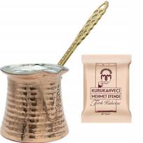Varinis kavos virimo puodelis 300 ml + turkiška kava 100g